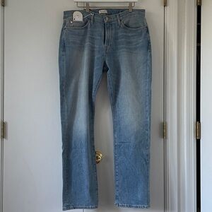 Ace Rivington Athletic Straight Denim Jeans - Light Vintage